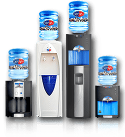 Bottle fed water coolers