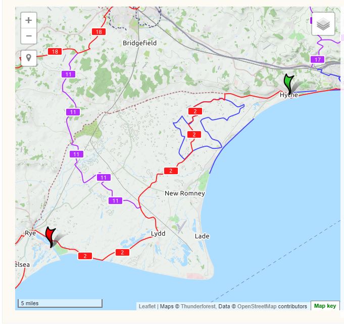 Hythe Cycle Routes