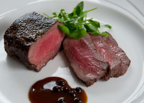 Rare beef