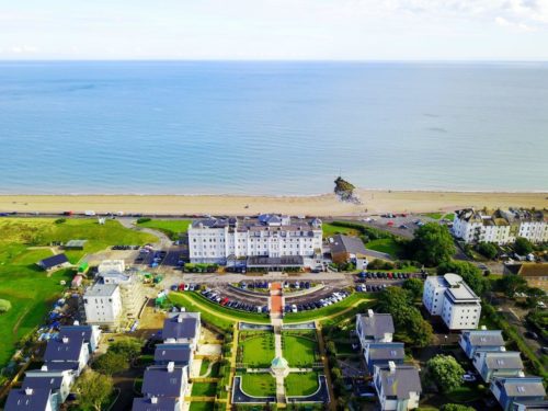 Hythe Beach Aerial View
