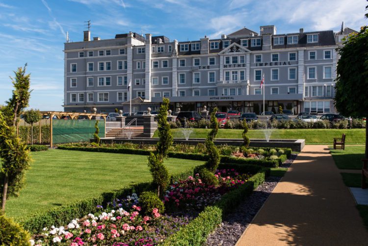 Outside Hythe Imperial Hotel Kent