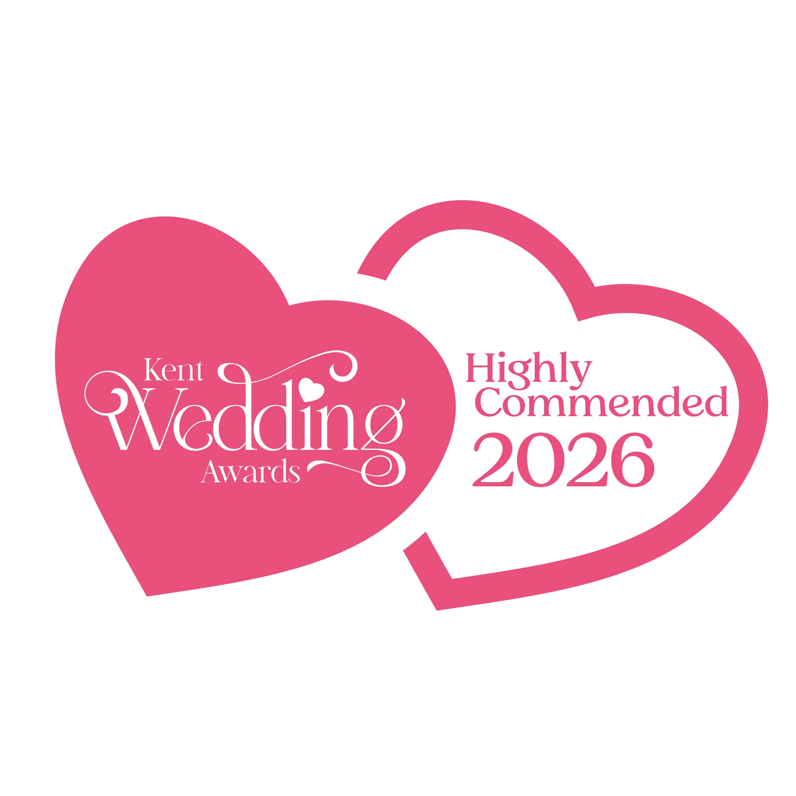 Kent Wedding Awards Highly Commended 2026