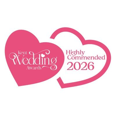 Kent Wedding Awards Highly Commended 2026