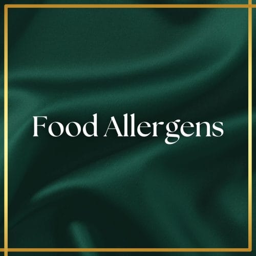 Festive Food Allergens Key | Hythe Imperial Hotel